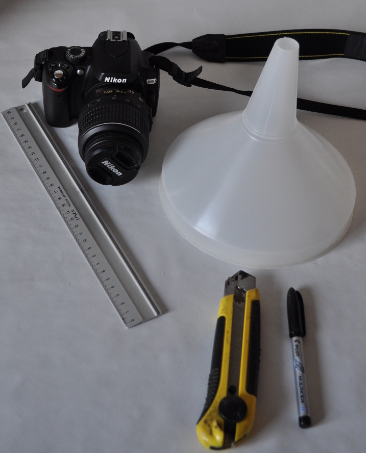 Materialer til pop-up flash diffuser