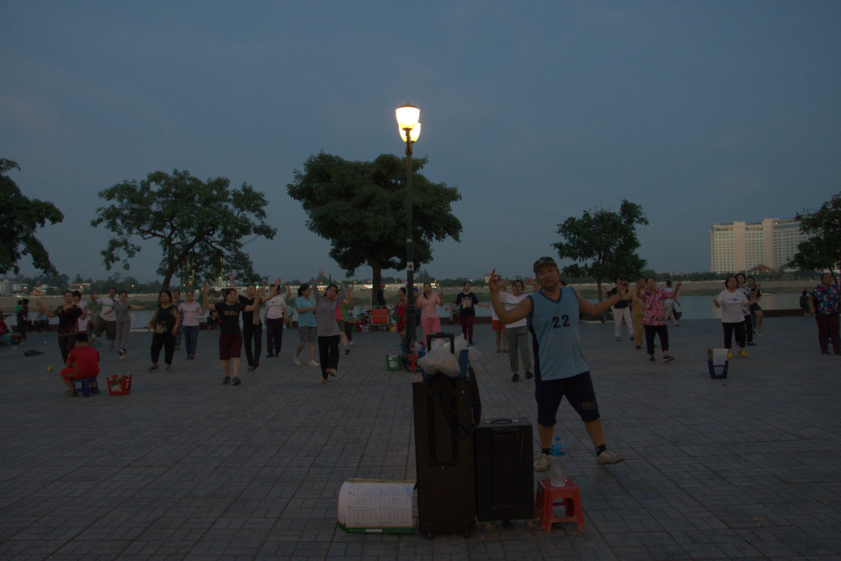 Excercise at the promenade