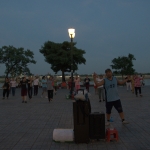 Excercise at the promenade