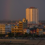 Rainbow over Phnom Pehn