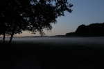 Mist after sunset