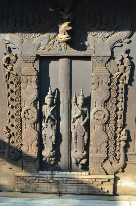 Carvings can be found all over the temple